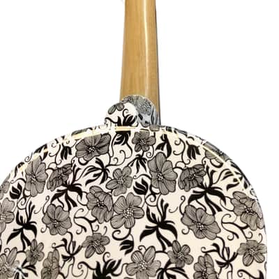 Geneva GV-1309 Dark Meadow Visual Art Design Solid Spruce Top Maple Neck 4/4 Size Violin w/Case, Bow & Rosin Bild 3