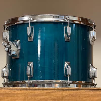 1980's Tama 14" Superstar Aquamarine 10x14 Rack Tom image 6