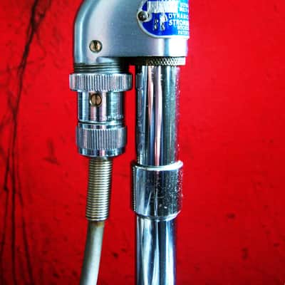 Vintage RARE 1957 Stromberg Carlson MC-41 / Shure 55S variant Satin Chrome w cable & Atlas SO-1B Elvis 55 Super 55 image 15