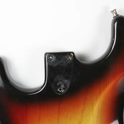 1978 Vintage Fender Stratocaster Sunburst 3-Bolt Hardtail BODY 4.9 lbs STRAT USA 1970s image 5