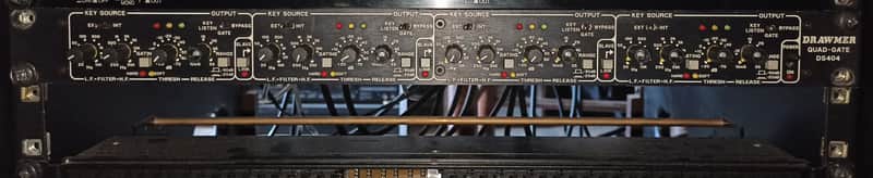 Drawmer DS404 Quad Gate 1993 - Present - Black image 1