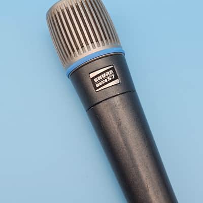 ☆Vintage 1990s Shure BETA57 *New Foam* Supercardioid Dynamic Microphone - Sounds Great - BETA 57 image 2