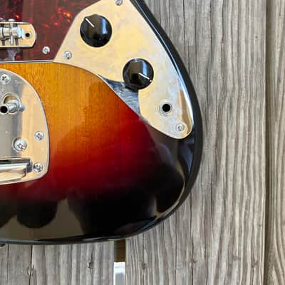 Squier Bass Vi loaded Body project parts caster - Sunburst electric guitar image 3