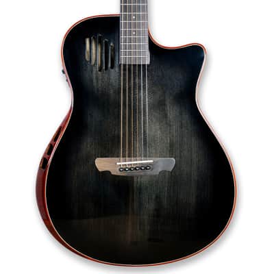 GAEA 41"Solid Spruce Top Acoustic Electric Guitar with D'Adario EXP-16 Coated Phosphor Bronze String image 2