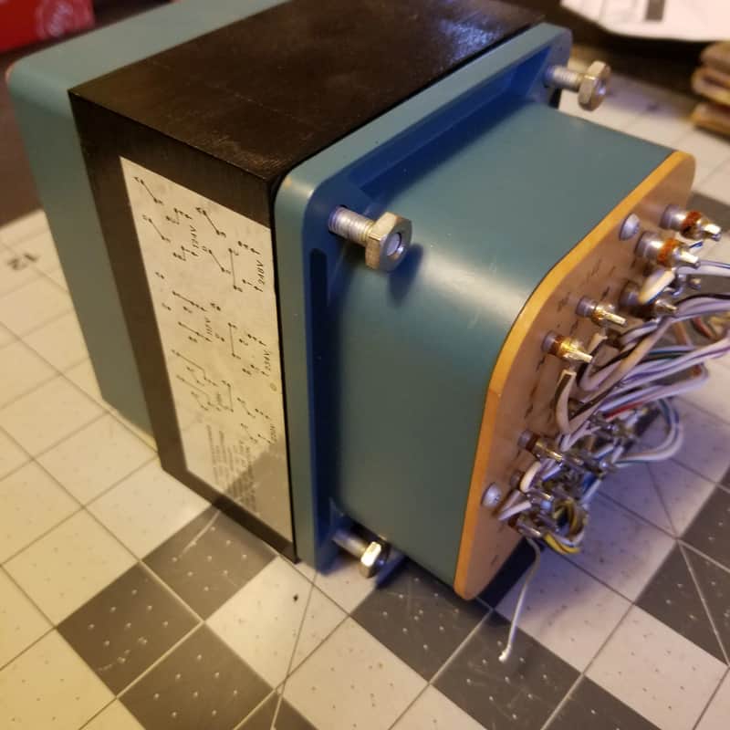 Tektronix 120-142 Power Transformer high-power Tube Amp TESTED Vintage 1961 Blue image 1