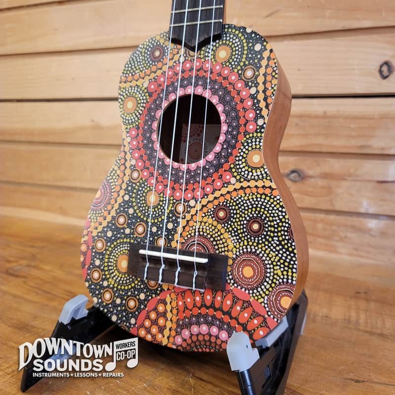 Kala Desert Storylines Evelyn Young Soprano Ukulele with Kala Desert Storylines Gig Bag image 1