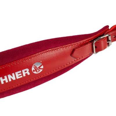 Hohner 42 In. X 3 In. Red Leather Accordion Straps (ACC11-RED) image 4