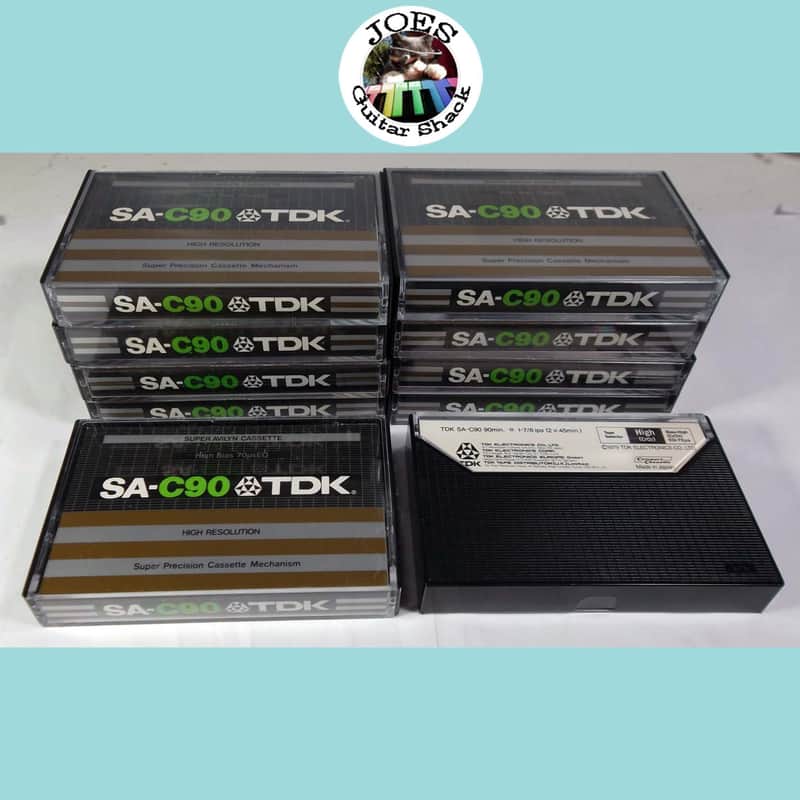 10 TDK SA-C90 (1979) Type II Super Avilyn SA Chrome Cassette Tapes Made in Japan Used in Excellent Condition! image 1