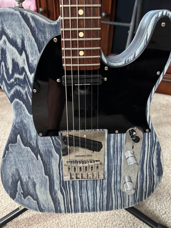 Fender Sandblasted 2018 Blue stain image 1