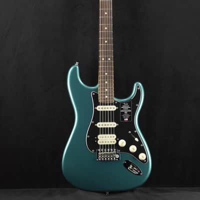 Mint Fender American Professional Classic Stratocaster HSS Faded Sherwood Green Metallic Rosewood Fingerboard image 2