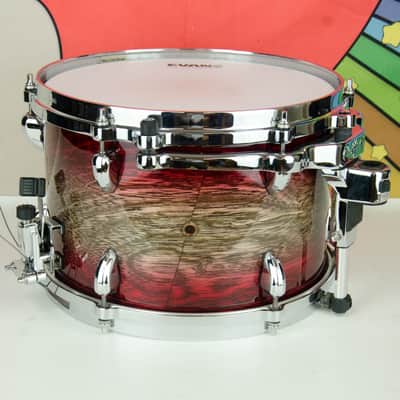 Used Tama 12" X 8" Star (Walnut) Snare Drum - Garnet Japanese Sen Burst image 3