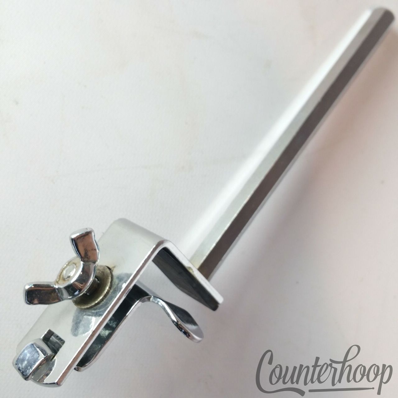 Gibraltar LP Clamp-On Bass Drum Cowbell Mount Holder Hex Rod Chrome Accessory* — main photograph