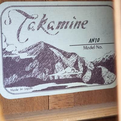 Takamine AN10 All Solid Acoustic Guitar - Made In Japan - OHSC image 11