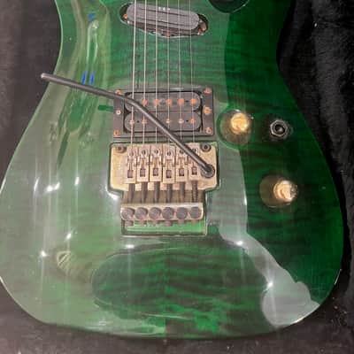 ESP HORIZON Grain Green Gloss Guitar 1992 image 2