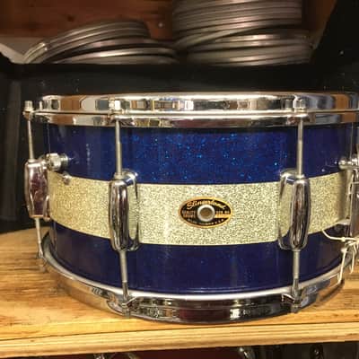 Slingerland 3 Ply 1964 Blue Silver Sparkle Duco image 1