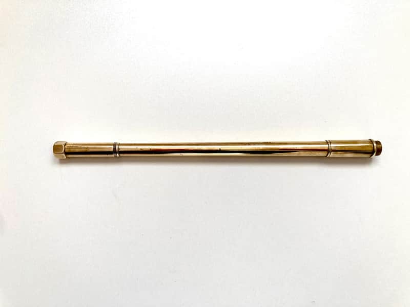 Ultra Rare Malone MC2 Heavy Wall C Trumpet Leadpipe - Raw Brass - Excellent image 1