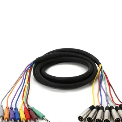Hosa STX-803M 8-channel 1/4 inch TRS Male to XLR Male Balanced Snake - 9.9 foot -NEW image 6