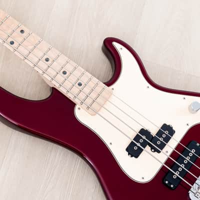 2025 G&L SB-2 PJ Electric Bass Guitar Ruby Red Metallic w/ CoA, Leo Fender image 7