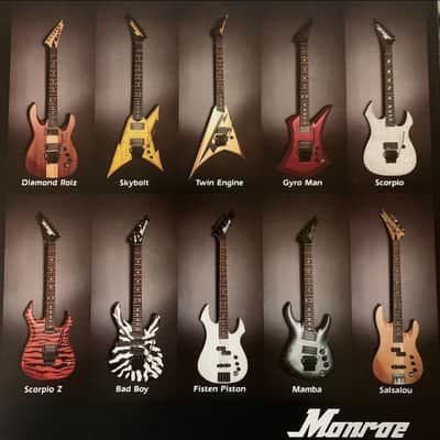 1989 Monroe Scorpio Custom Camo Swirl w/hardcase image 13