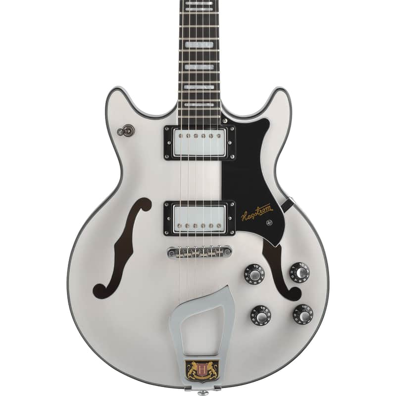Hagstrom Alvar Semi-Hollow Electric Guitar - Swedish Frost Gloss image 1