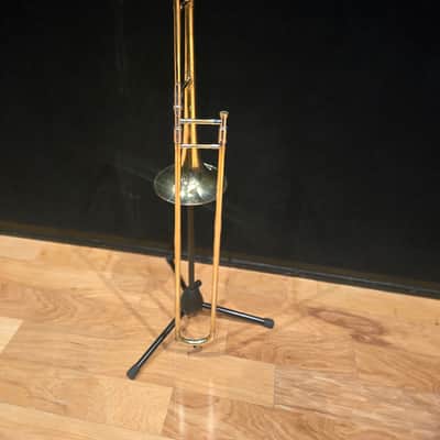 Monette Tenor Trombone Complete Large Bore 1986 - Raw Brass image 2