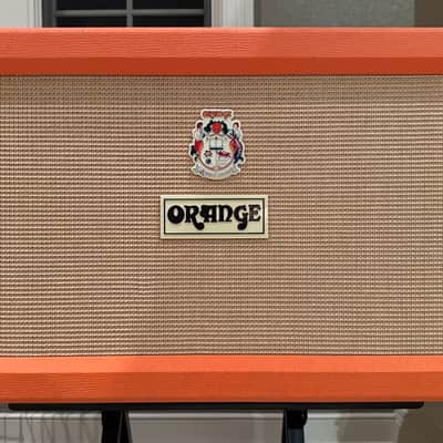 Orange PPC212C 120-Watt 2x12" Closed Back Guitar Cabinet w/ Amp Stand & Cable image 1