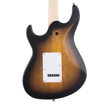 Cort G110 Double Cutaway Electric Guitar - Open Pore Sunburst image 7