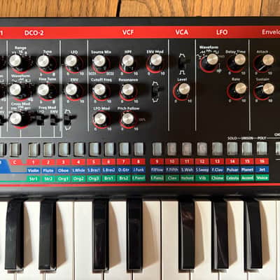 Roland JX-03 Boutique Series Synthesizer Module with K-25m Keyboard 2016 - Present - Black image 2