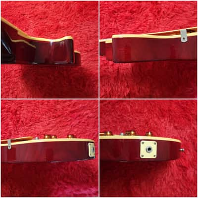 Super Rare Aria Pro II LS-1500VD Leopard Model 1981 - Left-Handed - Cherry Sunburst Lacquer Finish - Les Paul Standard - Flame Top - Original Covered DiMarzio PAF's - Made In Japan - MIJ image 19
