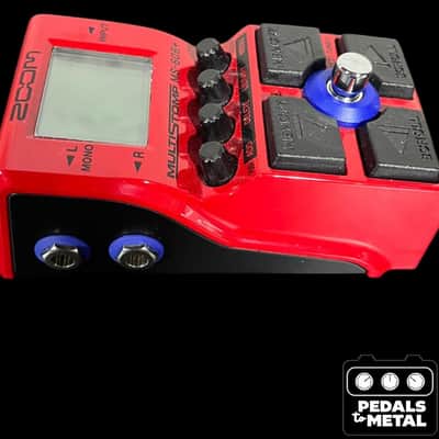 Zoom MS-60B+ MultiStomp 2024 - Present - Red - X17927 image 4