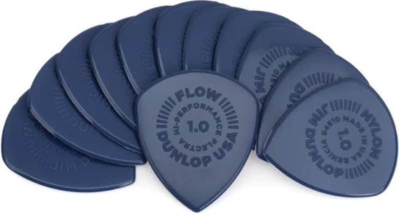 Dunlop Flow® Nylon Pick 1.0mm - 12 Pack image 1