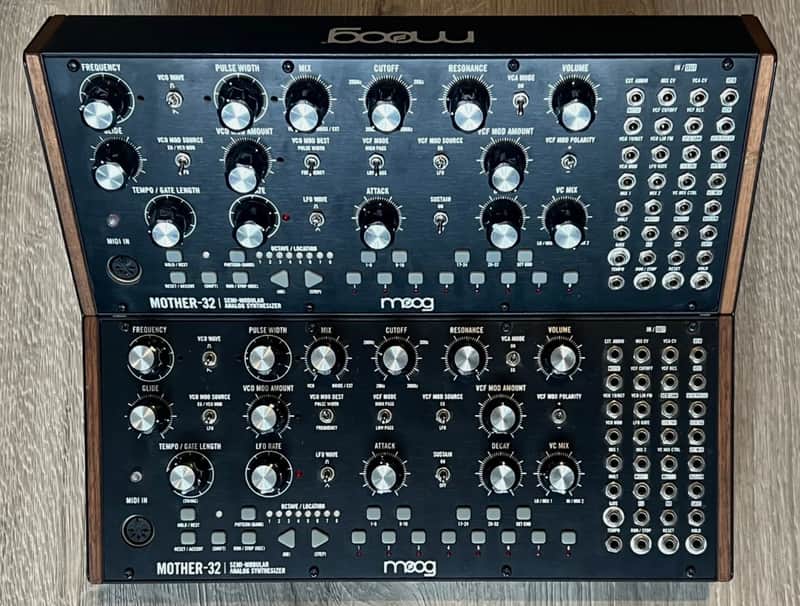Moog Mother-32 Tabletop / Eurorack Semi-Modular Synthesizer 2015 - Present - Black image 1