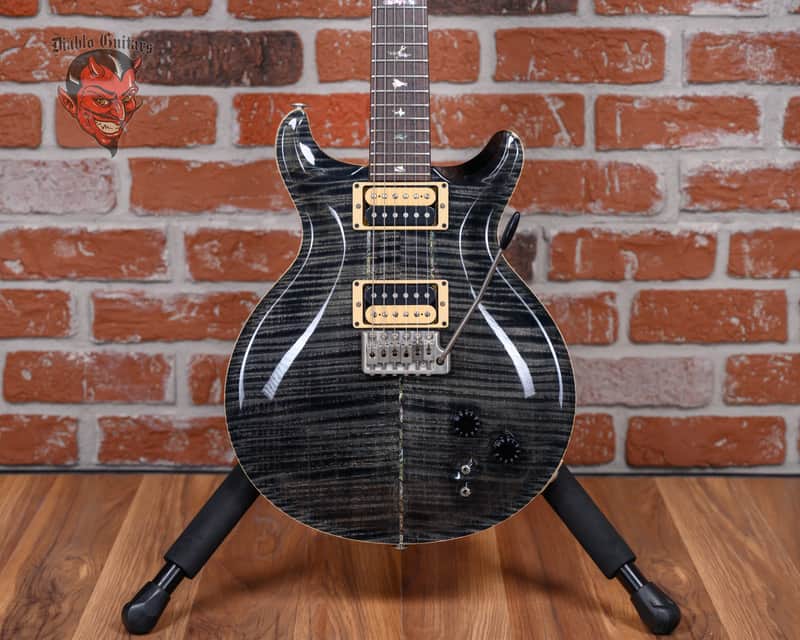 PRS Carlos Santana Pre-Production Prototype #3 Flame Maple Top Transparent Grey Black 1995 w/OHSC image 1