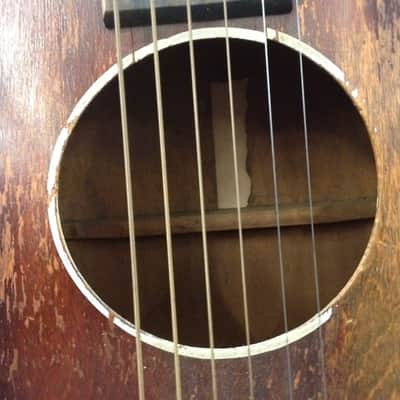 Cowboy Loye Parlor acoustic guitar 1930's rare vintage old antique image 9
