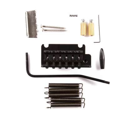 Genuine Kluson K2PTB Stratocaster 2 Point Fender mount tremolo Black image 1