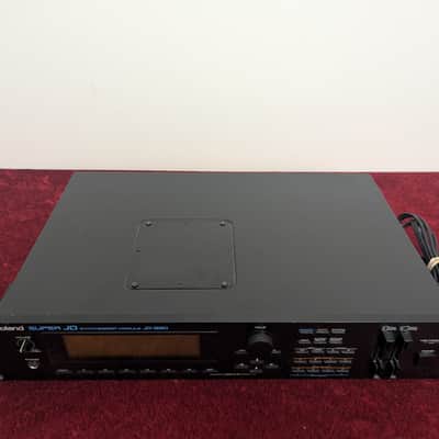 Roland Super JD-990 Sound Module with SR-JV80-04 Vintage Synth Expansion 1993 - 1996 - Black RackMount Synthesizer Rack Mount Synth Unit image 5