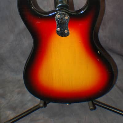 Video Demo 1966 Mosrite Mark XII 12 String Sunburst Pro Setup Original Hard Shell Case image 10