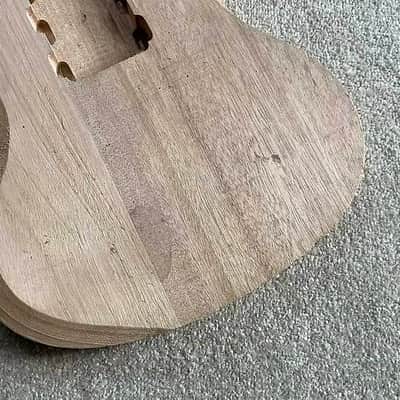 Unfinished Mahogany HHH Guitar Body DIY Project image 4