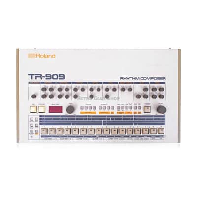 Roland TR-909 Rhythm Composer TR909 Vintage Analog Drum Machine + M-64C