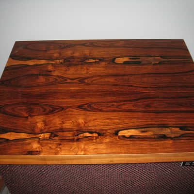 VINTAGE ESS TRANSTATIC SPEAKERS W/BRAZILIAN ROSEWOOD TOPS, Matched pair, excellent condition image 3