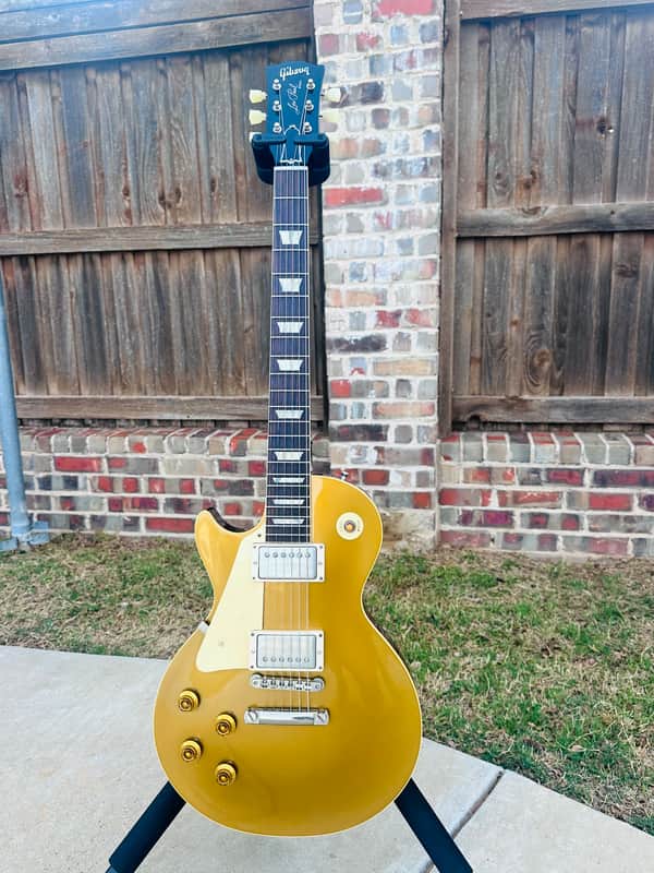 Left Handed Gibson Custom Shop '57 Les Paul Goldtop Reissue 2019 - Present - Double Gold Dark Back VOS image 1