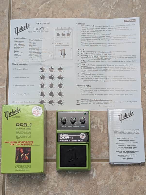 Nobels ODR-1 BC Natural Overdrive 2020 - Present - Black / Green image 1