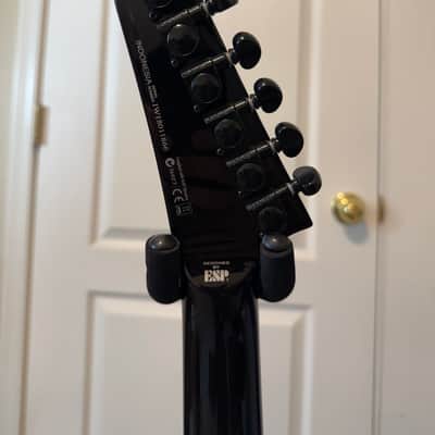 ESP LTD MH-1000 Evertune with Ebony Fretboard 2017 - Present - See Thru Black image 4
