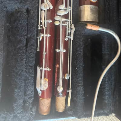 Schreiber brand Wood Bassoon  with case.  Made in Germany image 3