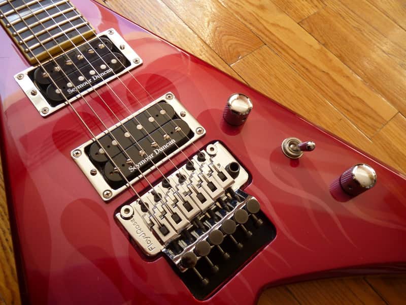 Jackson Stars King V KV-TN02 Limited MIJ 2008 Red Ghost | Reverb