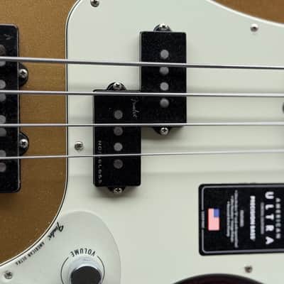 Fender American Ultra Precision Bass with Rosewood Fretboard 2019 - Present - Mocha Burst image 10