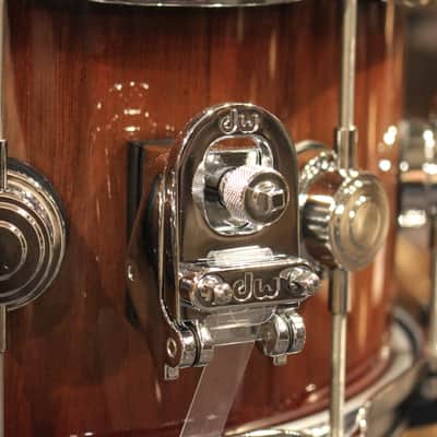 DW Collector's 6.5x14 Maple VLT Snare Exotic Almond Burst over Walnut - New! image 3