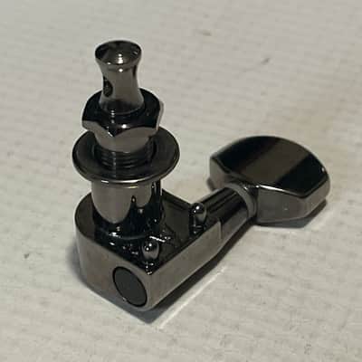 2000's Ibanez RG & S Series Guitar 1 Single Dual Pin Cosmo Black Tuning Peg Tuner Machine Head image 6