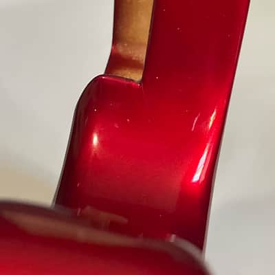 1983-84 Japan ESP Kramer Pacer Deluxe Globe Series Candy Apple Red Semi Loaded Guitar Body Floyd Ready image 24