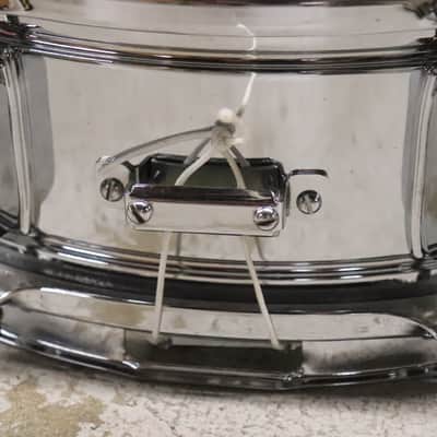 Rogers 5x14" R 380 Steel Snare Drum Vintage 1960's image 8